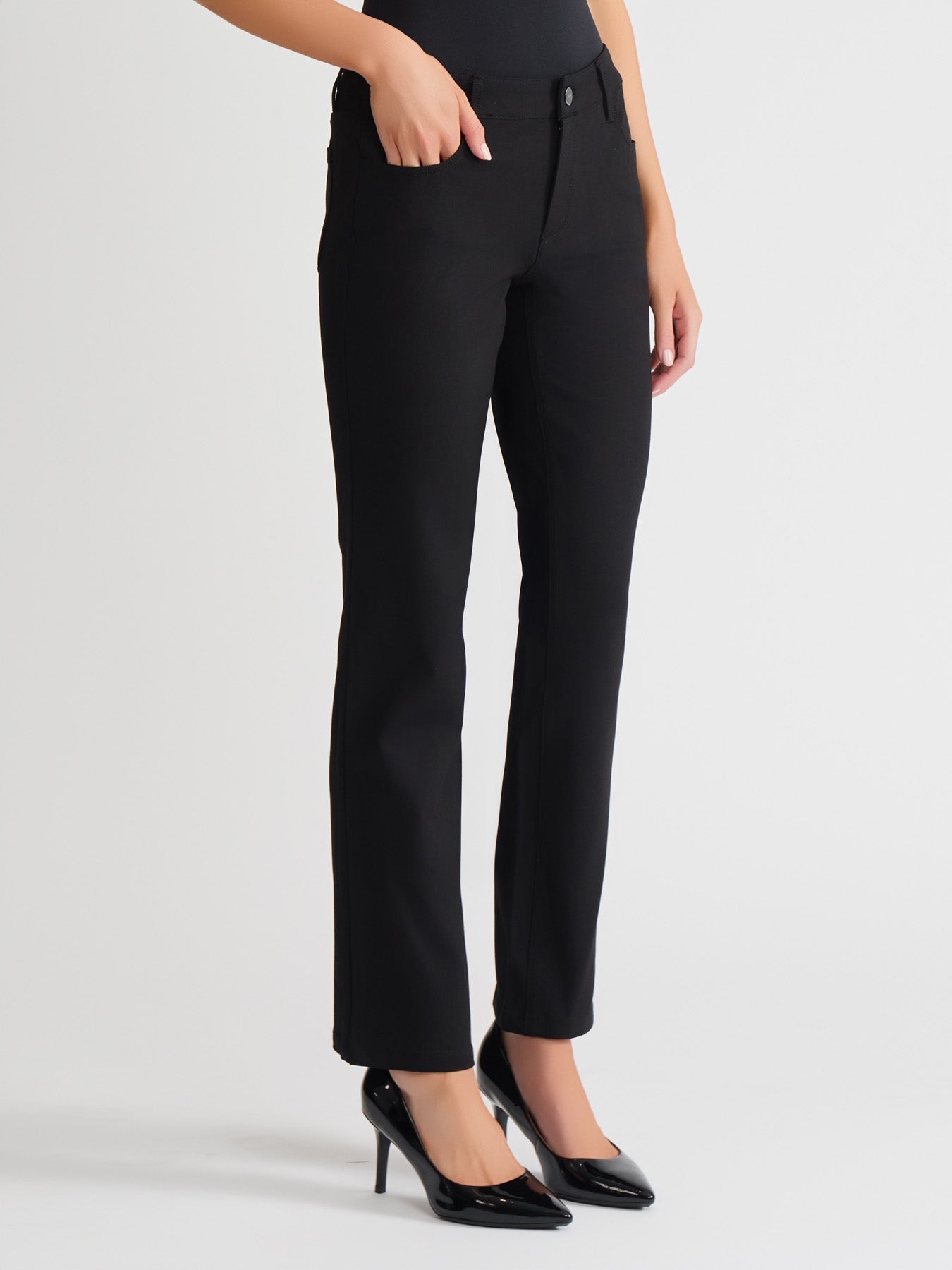 Lexington Straight Leg Jeans, Onyx Wash