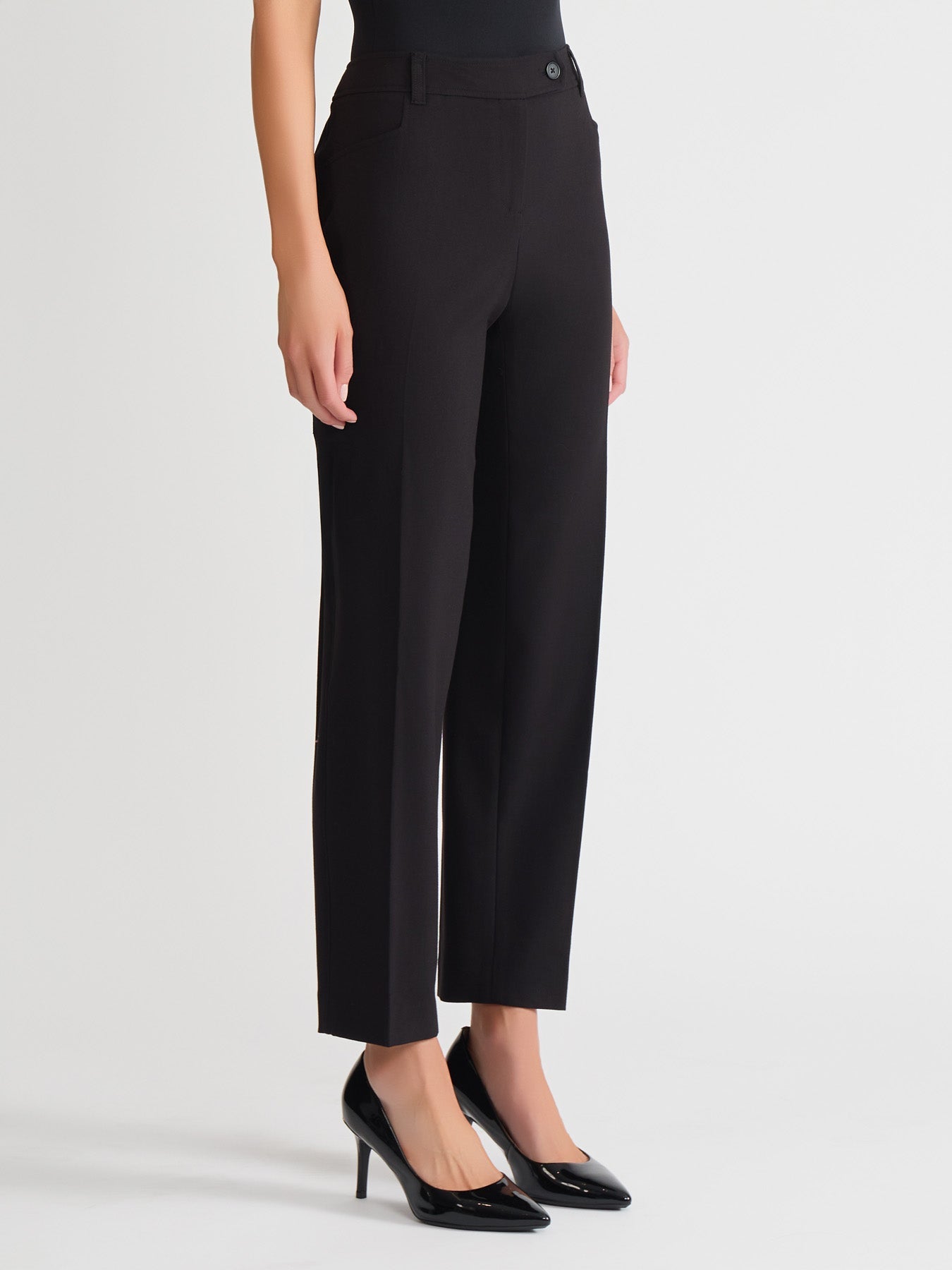 Bi-Stretch Straight Leg Pants