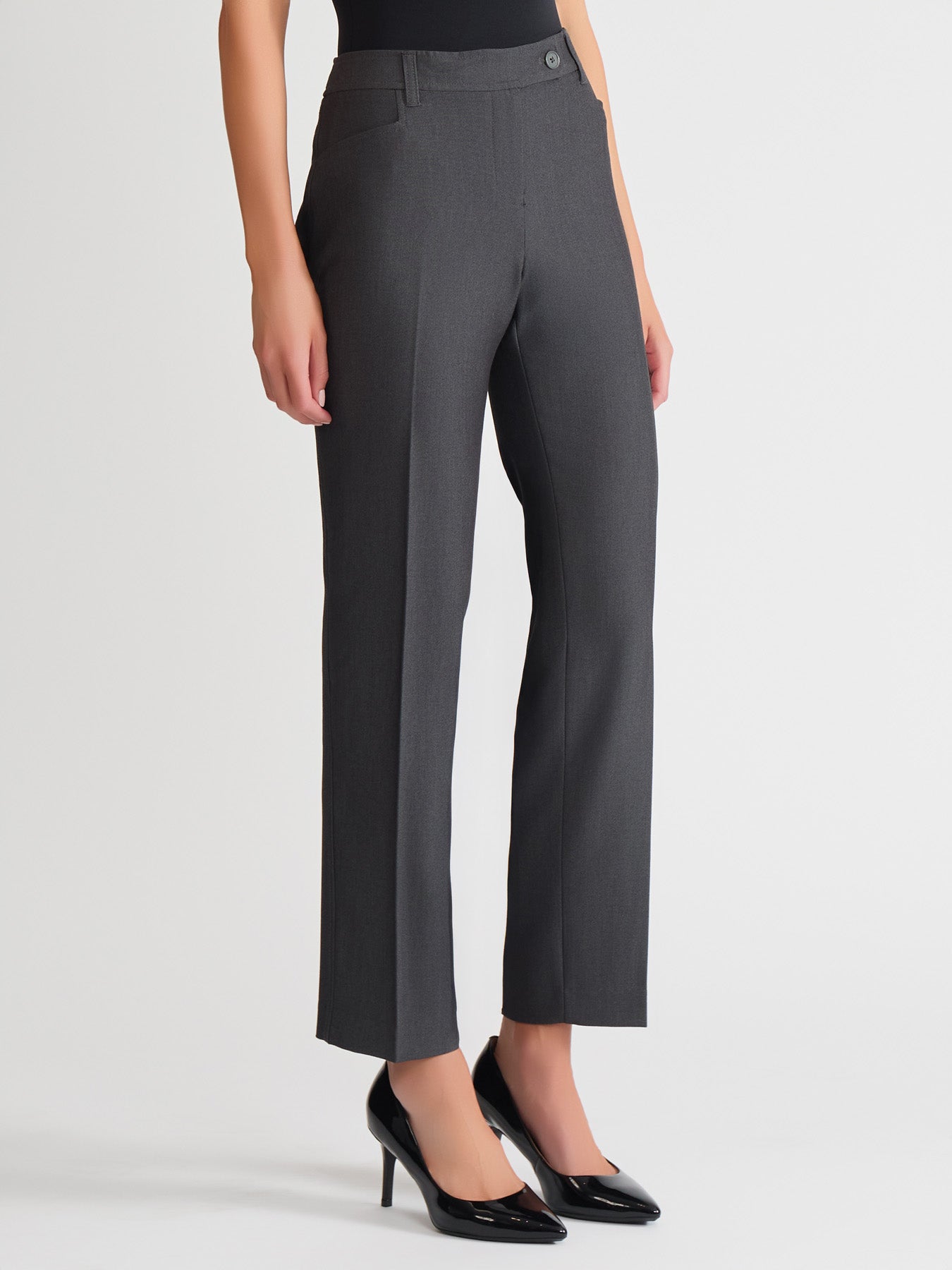 Bi-Stretch Straight Leg Pants