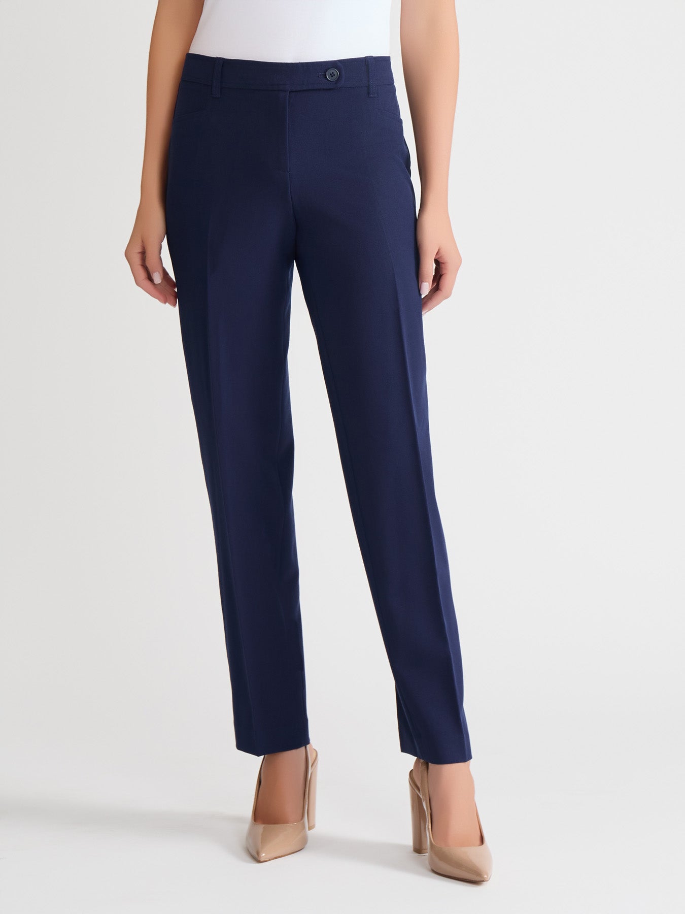 Bi-Stretch Straight Leg Pants