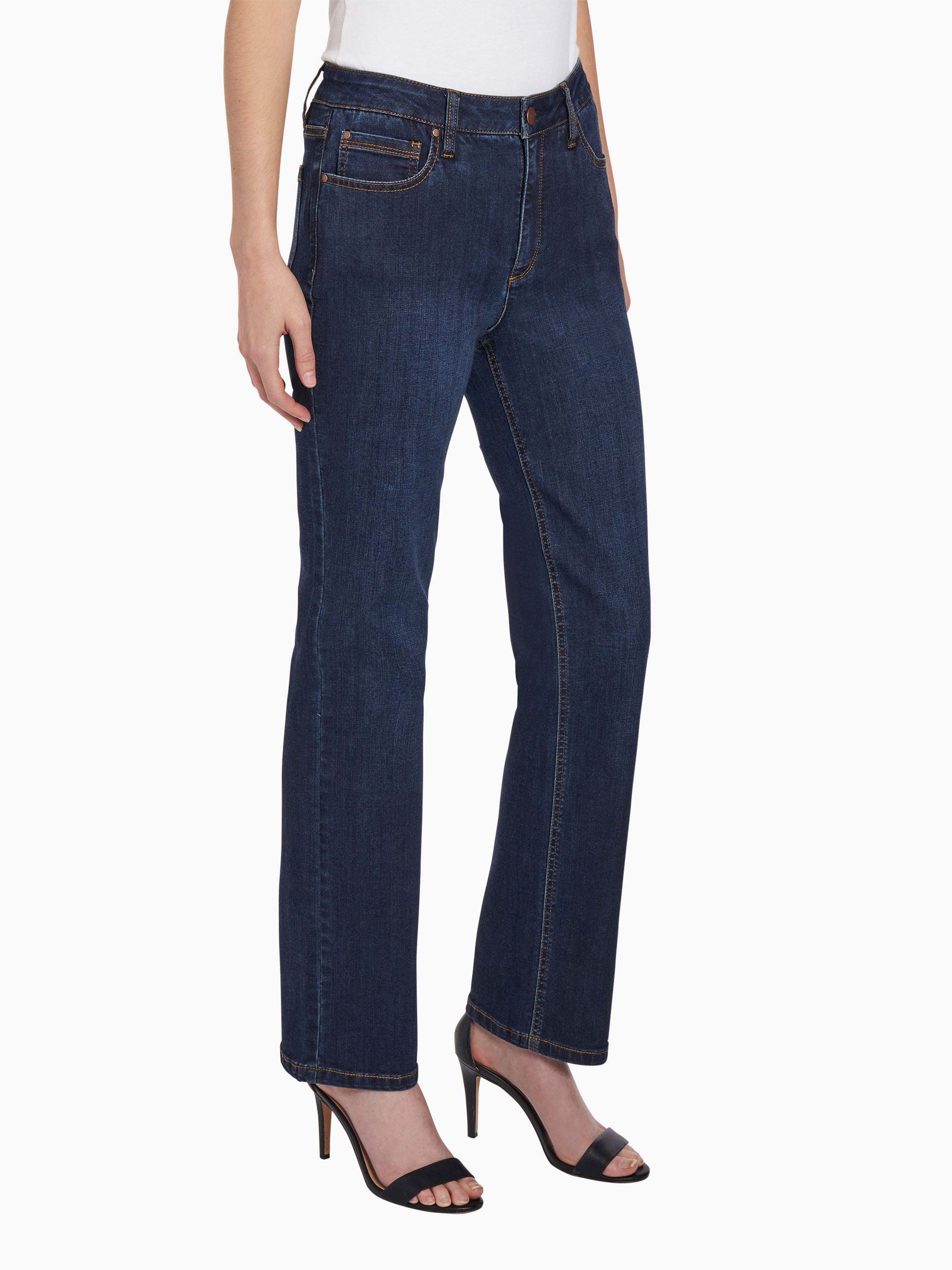 Plus Lexington Straight Leg Jeans, West Point Wash
