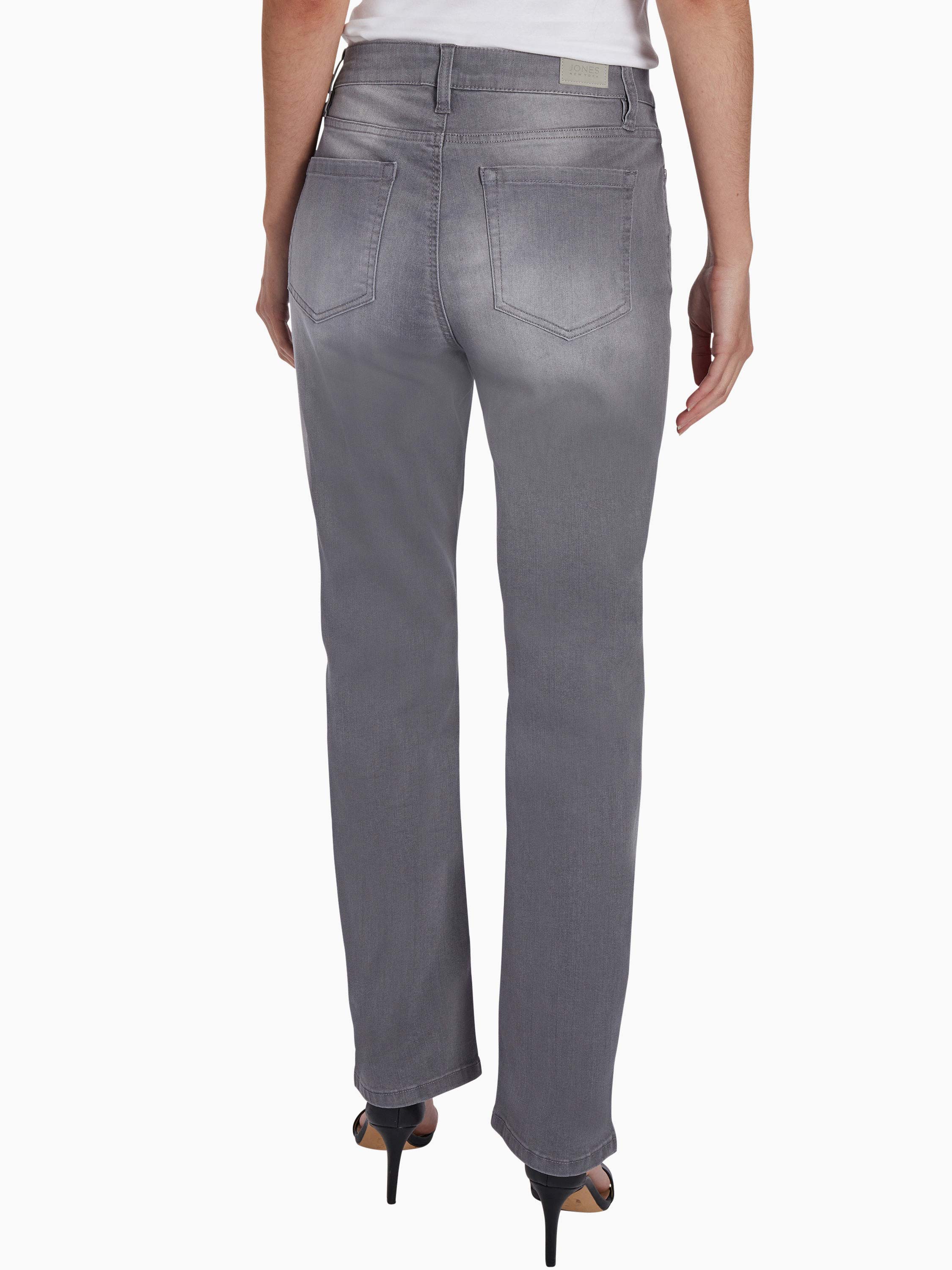 Petite Lexington Straight Leg Jeans, Slater Wash