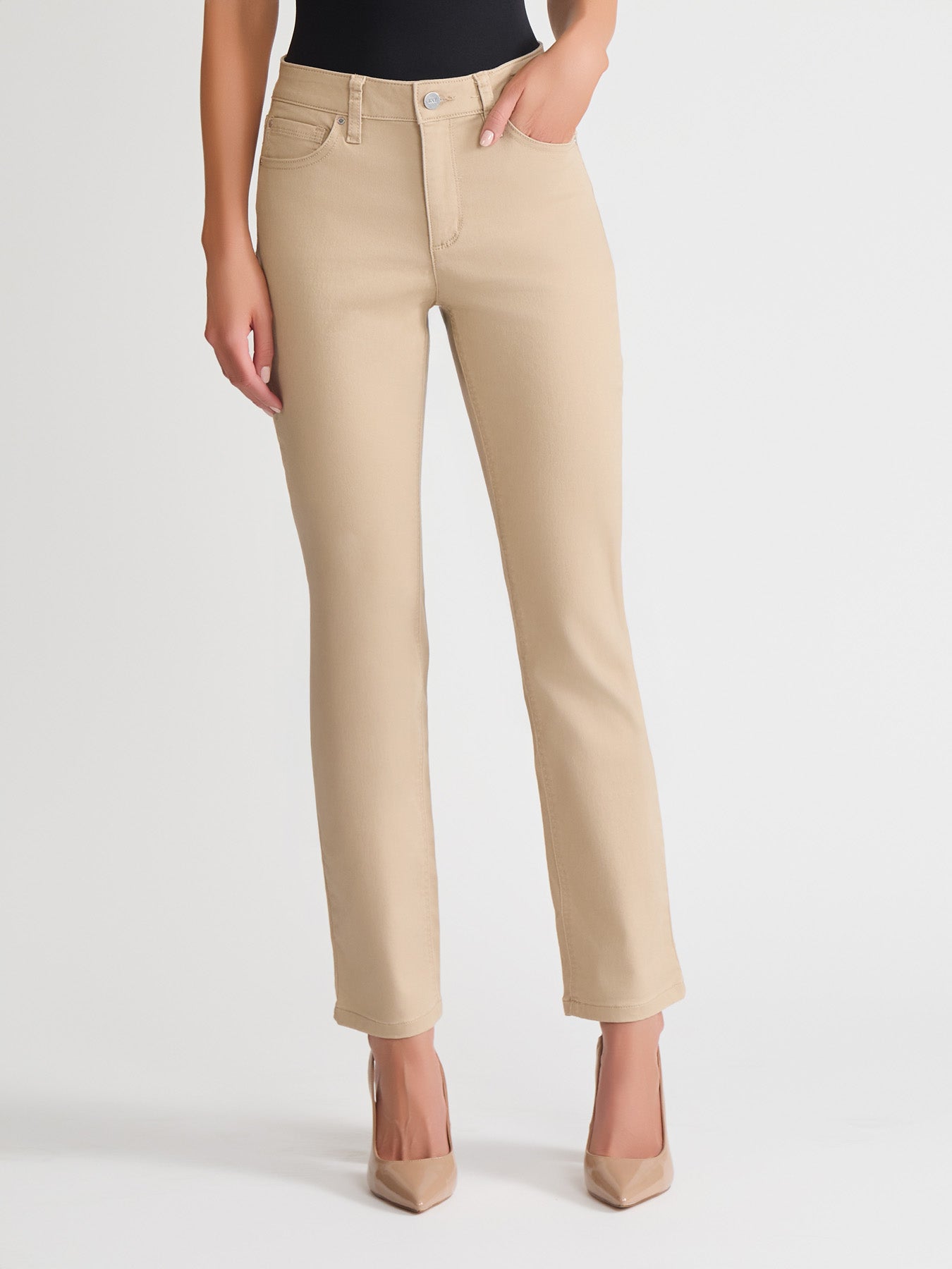 Lexington Straight Leg Jeans, Jones Khaki