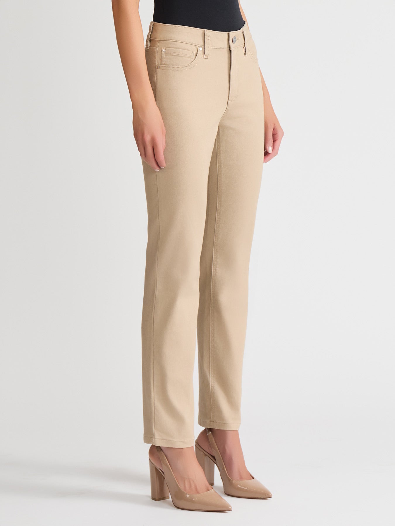 Lexington Straight Leg Jeans, Jones Khaki