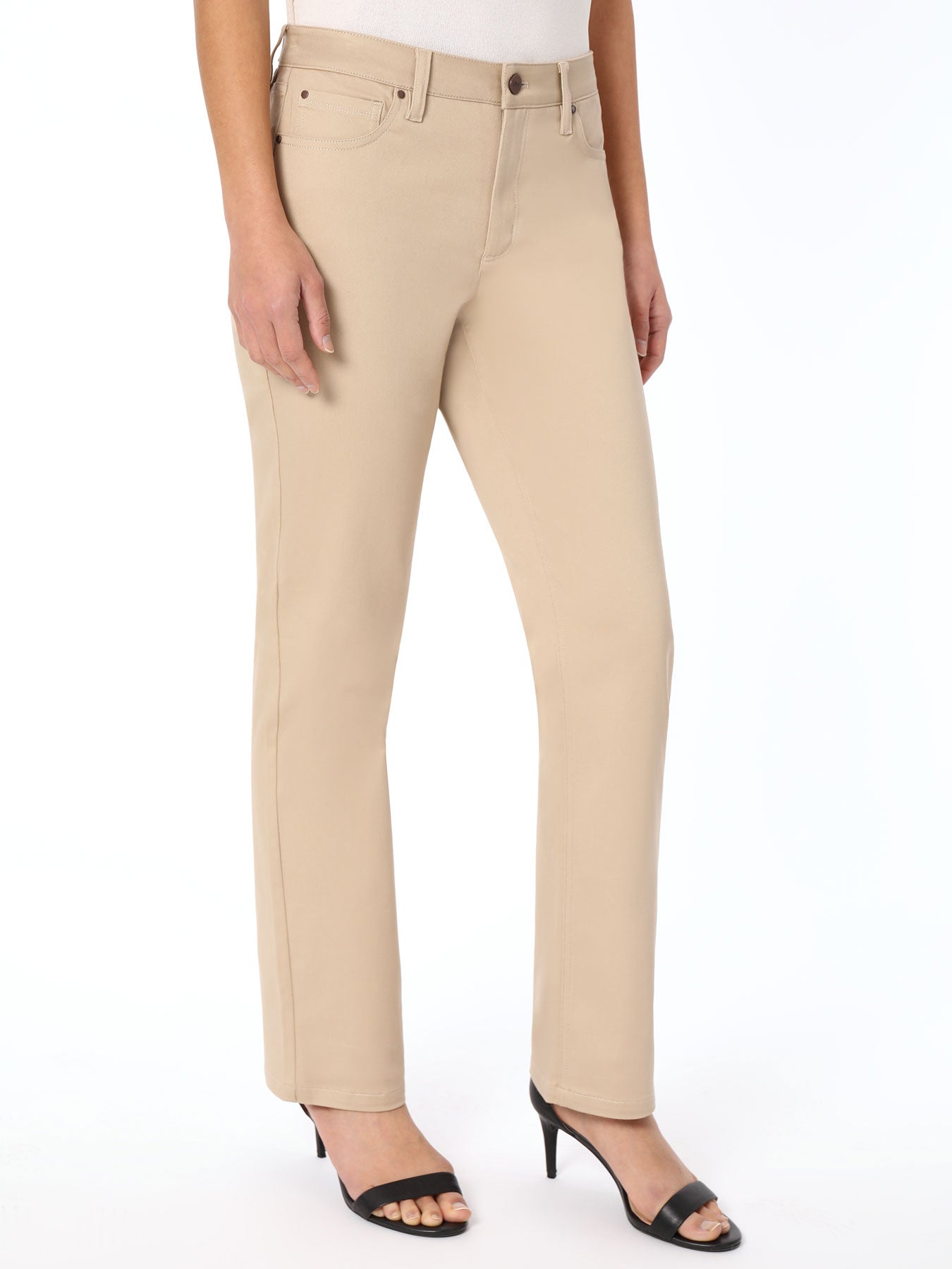 Plus Lexington Straight Leg Jeans, Jones Khaki