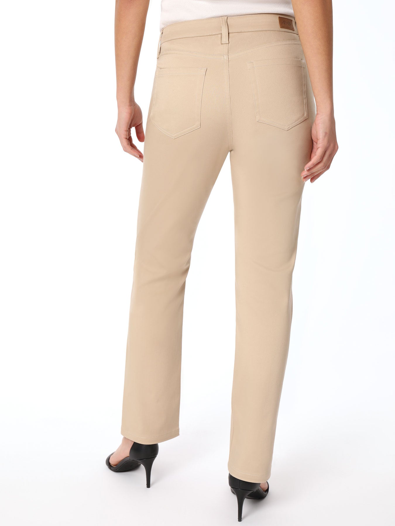 Plus Lexington Straight Leg Jeans, Jones Khaki