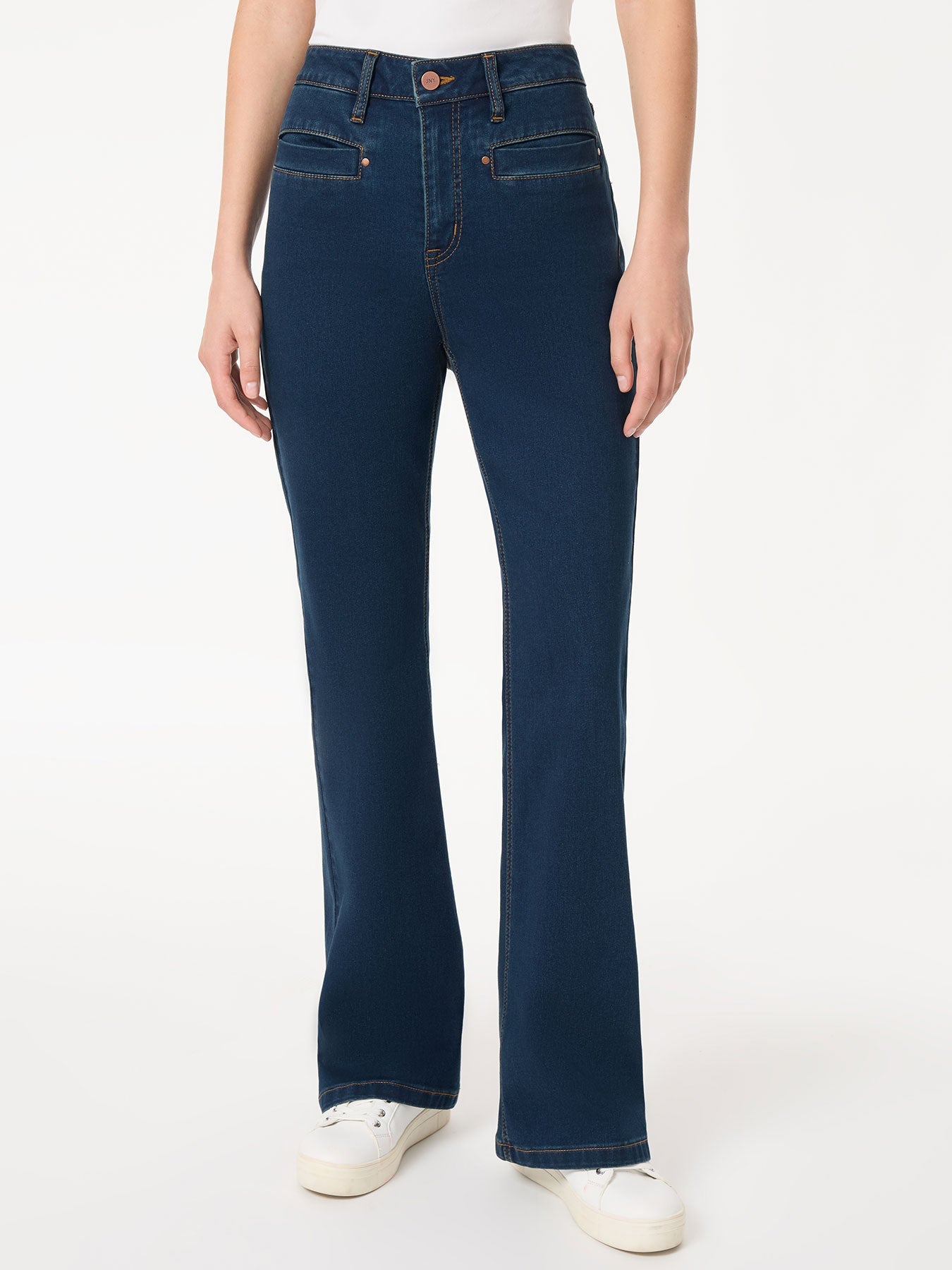 Petite Lexington High Rise Flare Jeans, West Point Wash