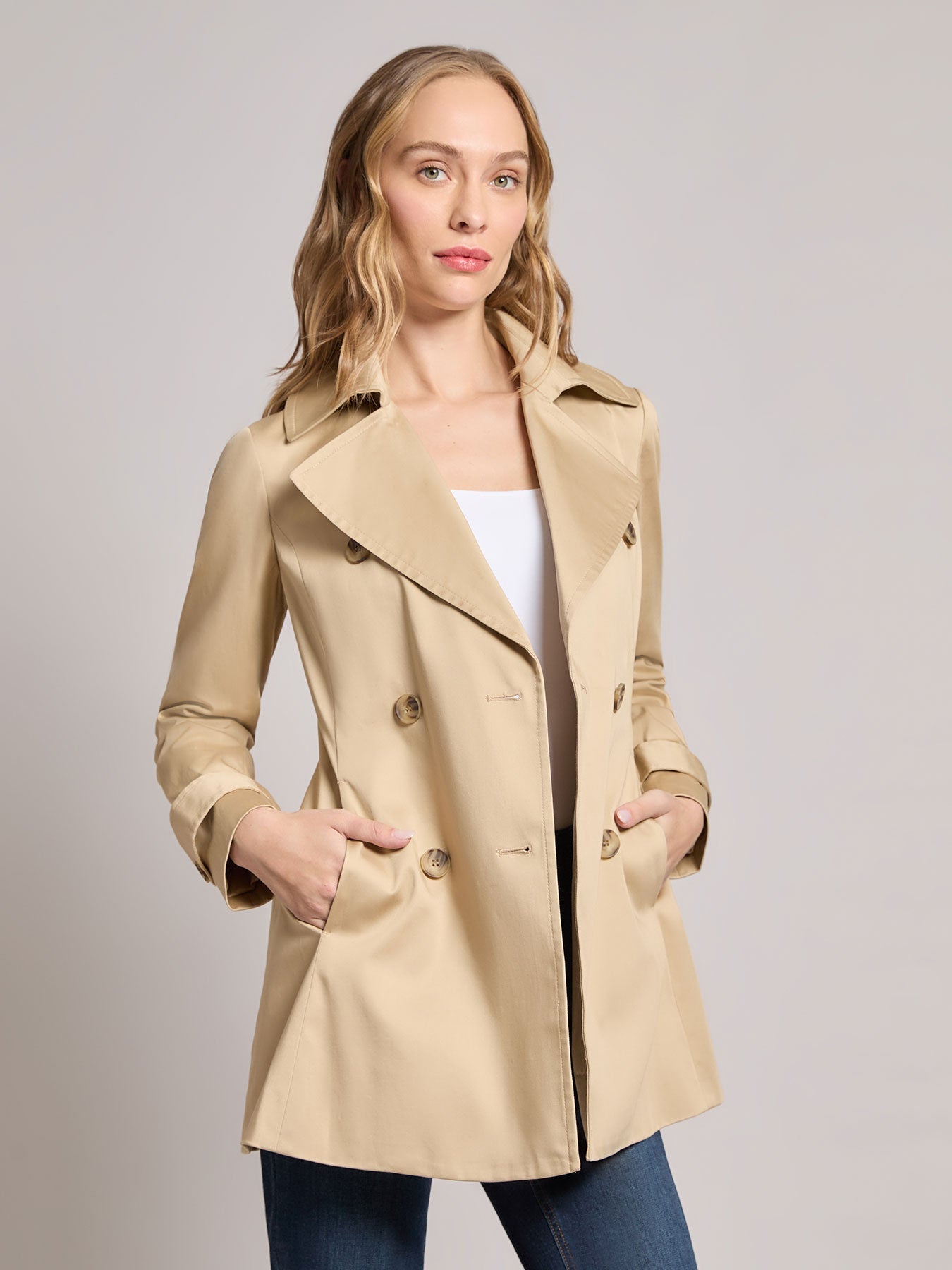 Double Breasted Trench Jacket