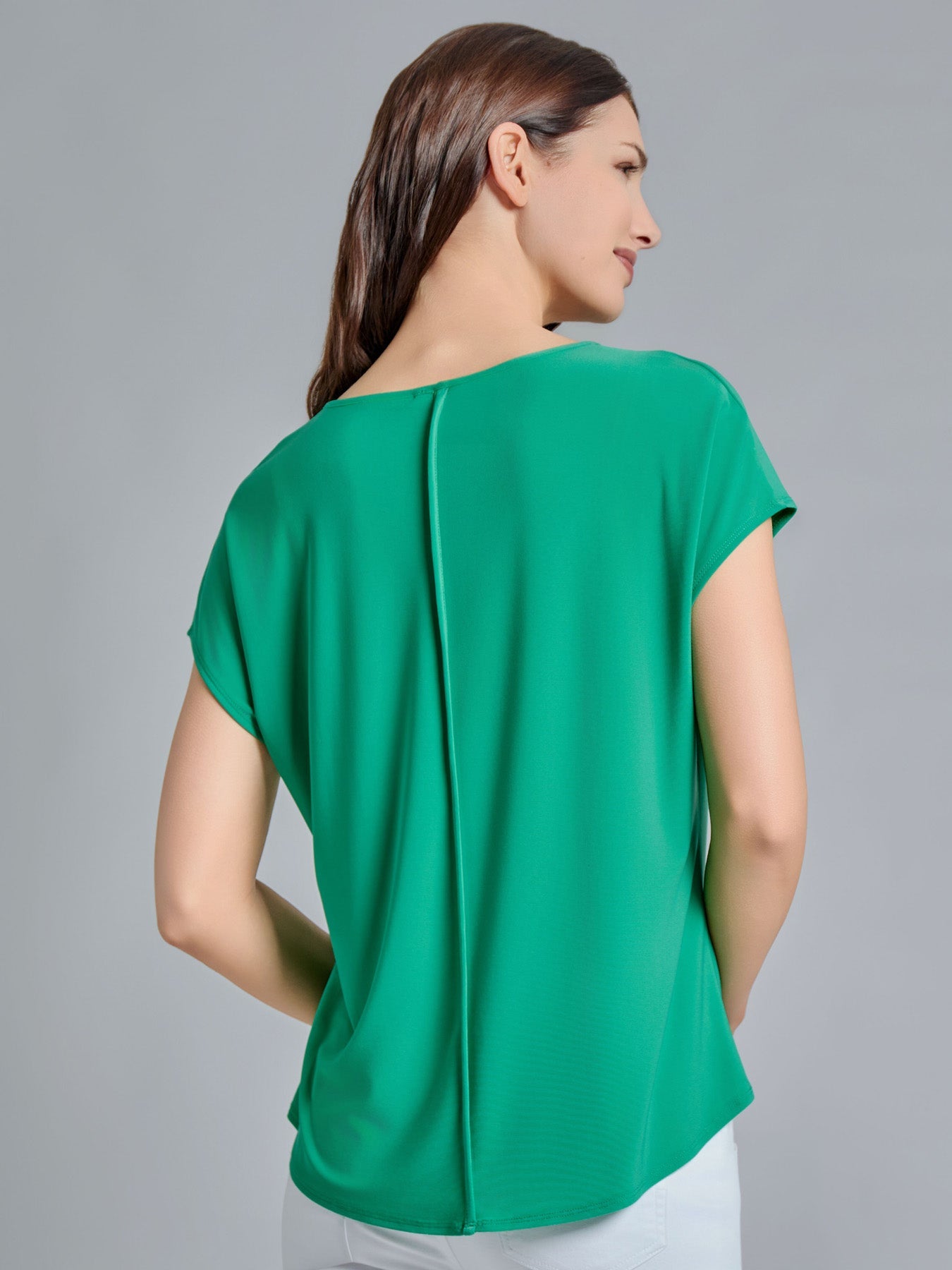 Drop Shoulder V-Neck Tee