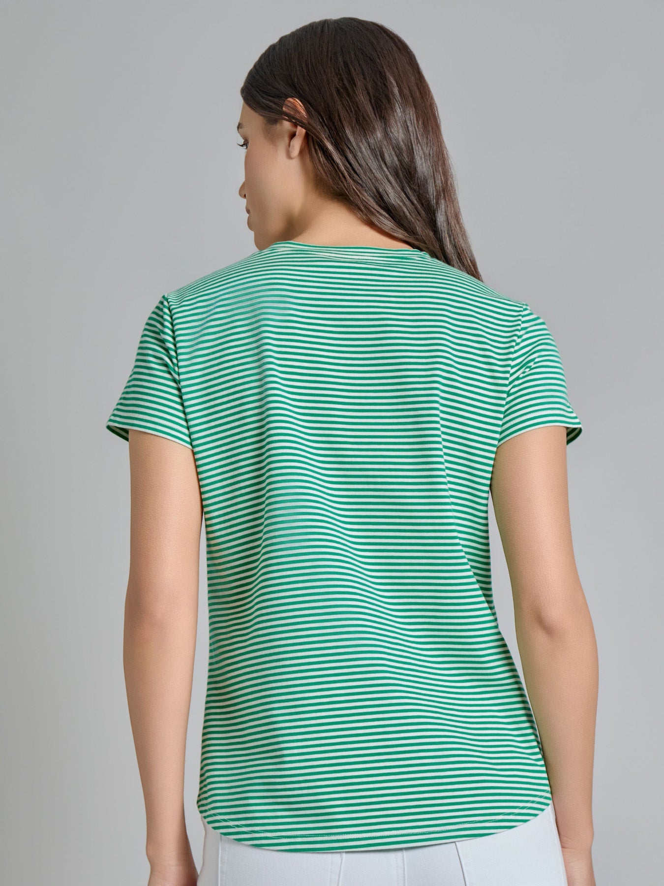 Button Shoulder Tee