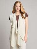 Cascade Vest, Textured Crepe