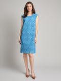 Cap Sleeve Lace Sheath Dress