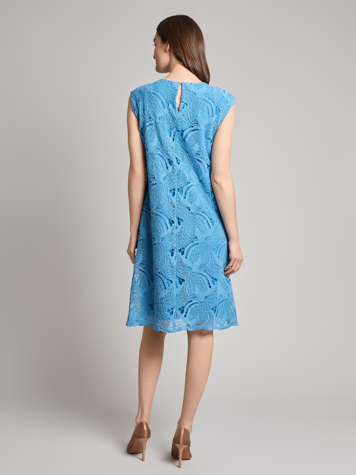 Cap Sleeve Lace Sheath Dress