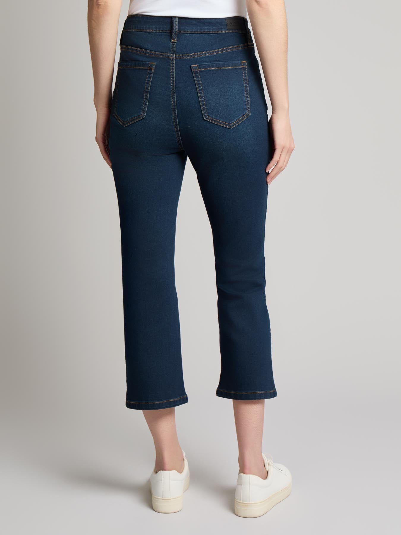 Lexington Cropped Kick Flare Jeans