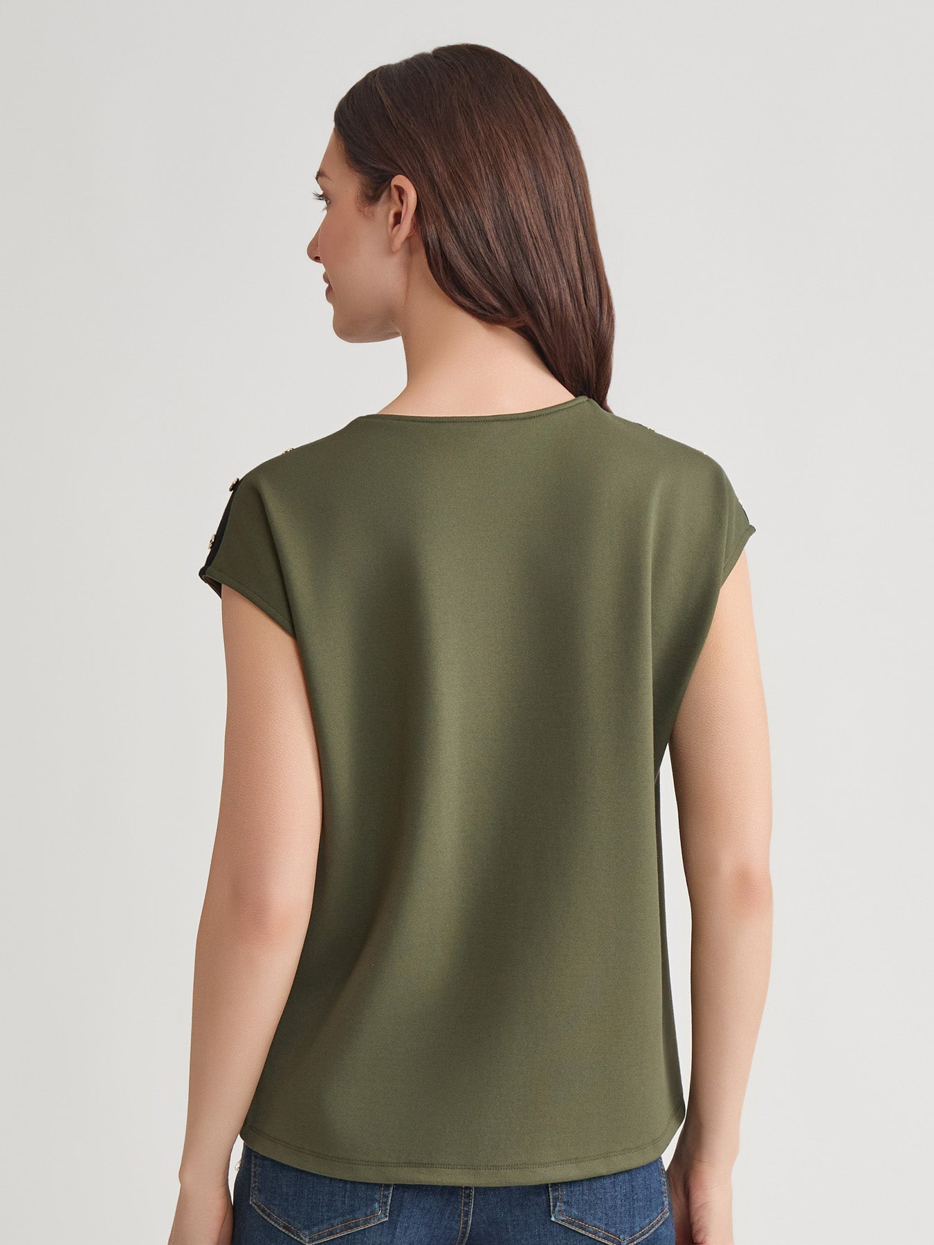 Drop Shoulder Top, Serenity Knit