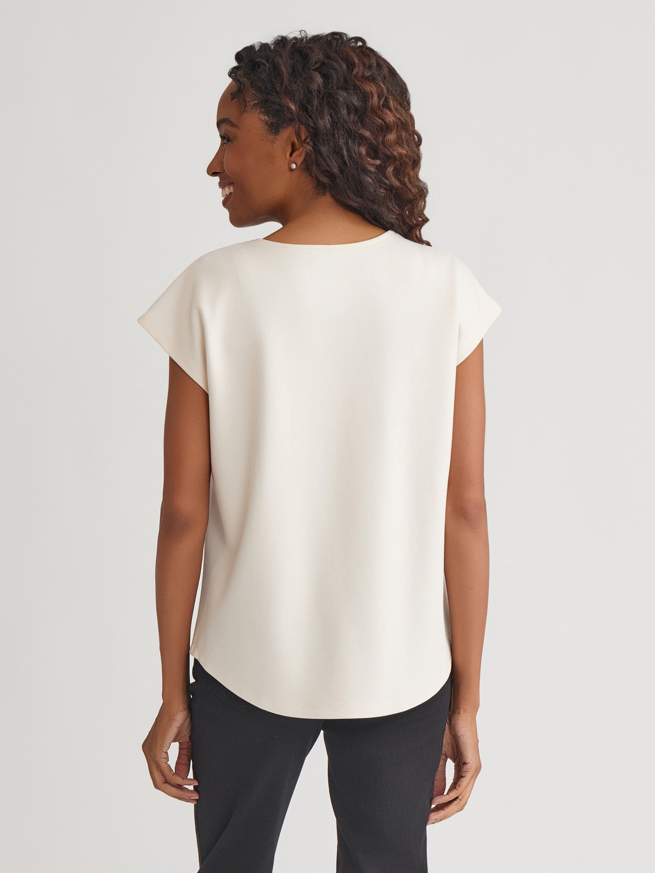 Drop Shoulder Top, Serenity Knit