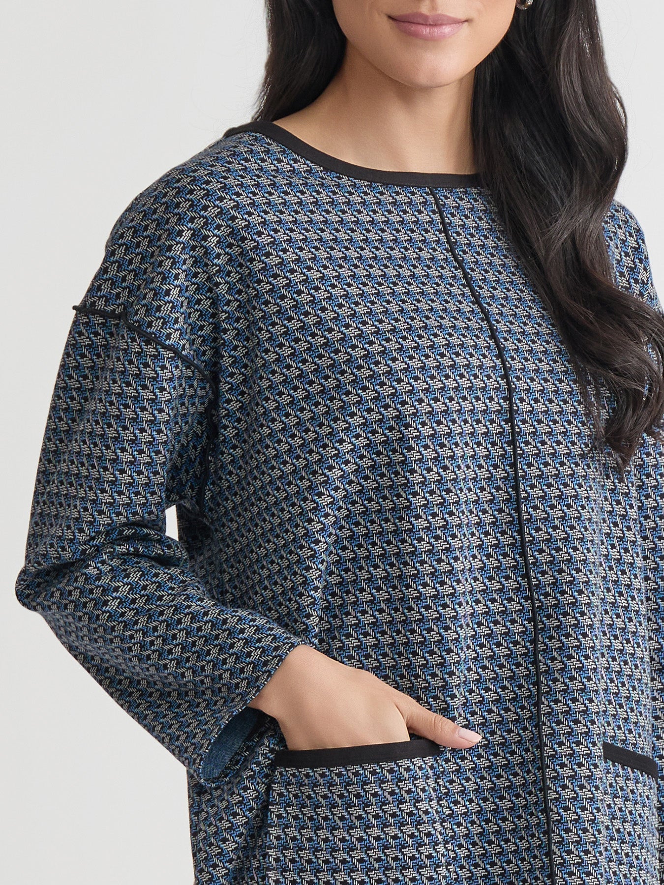 Binding Edge Top, Serenity Knit