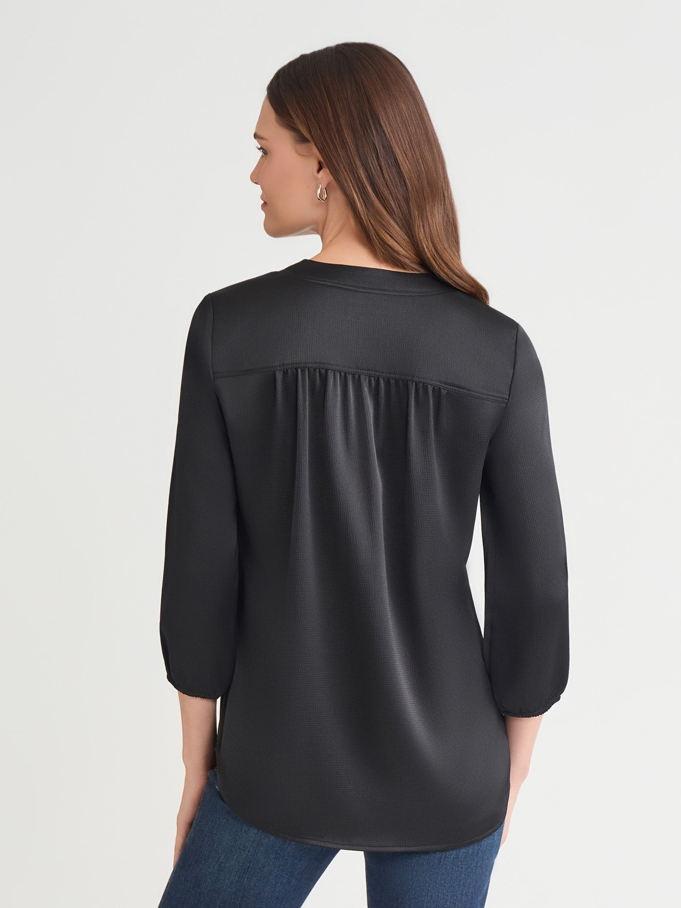 Kelly Blouse, Hammered Satin
