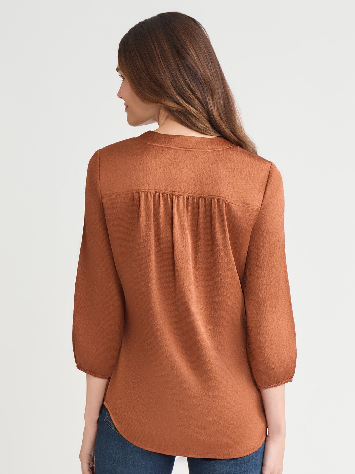 Kelly Blouse, Hammered Satin