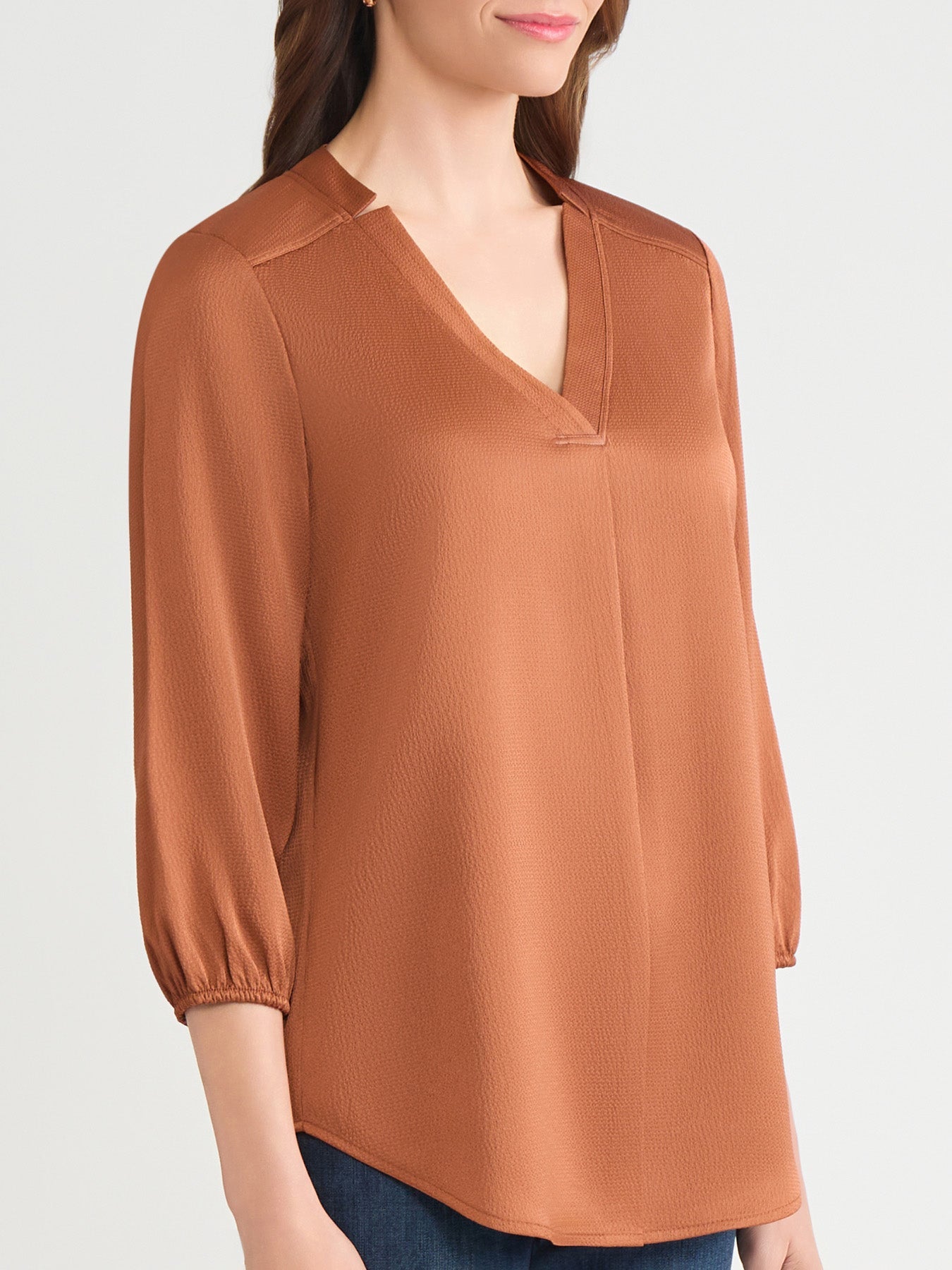 Kelly Blouse, Hammered Satin