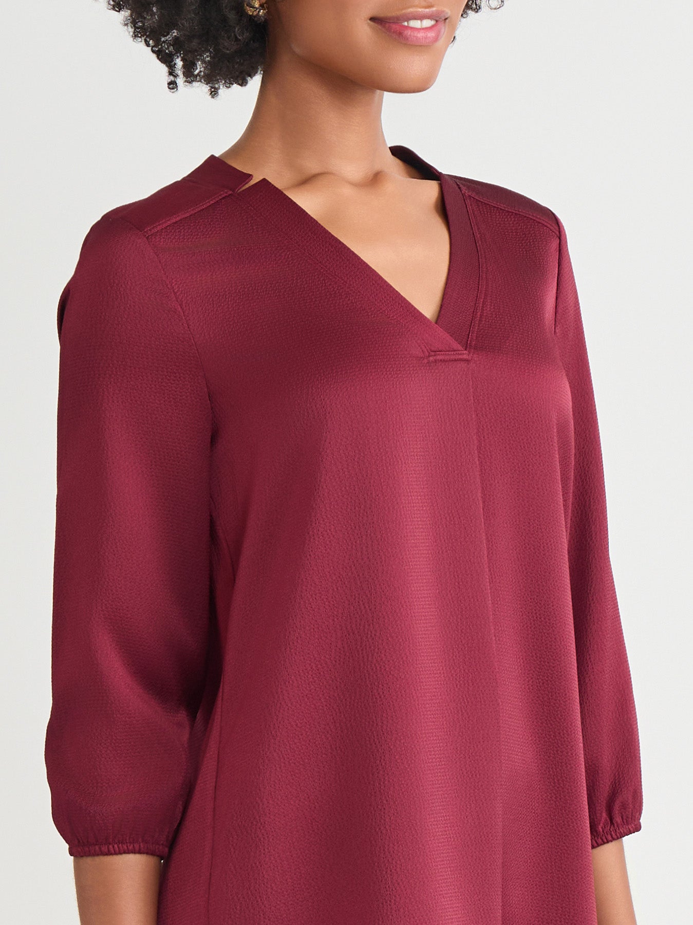 Kelly Blouse, Hammered Satin