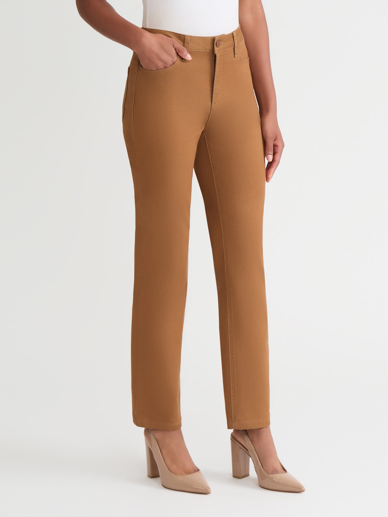 Petite Lexington Straight Leg Jeans