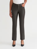 Petite Lexington Straight Leg Jeans, Vegan Leather