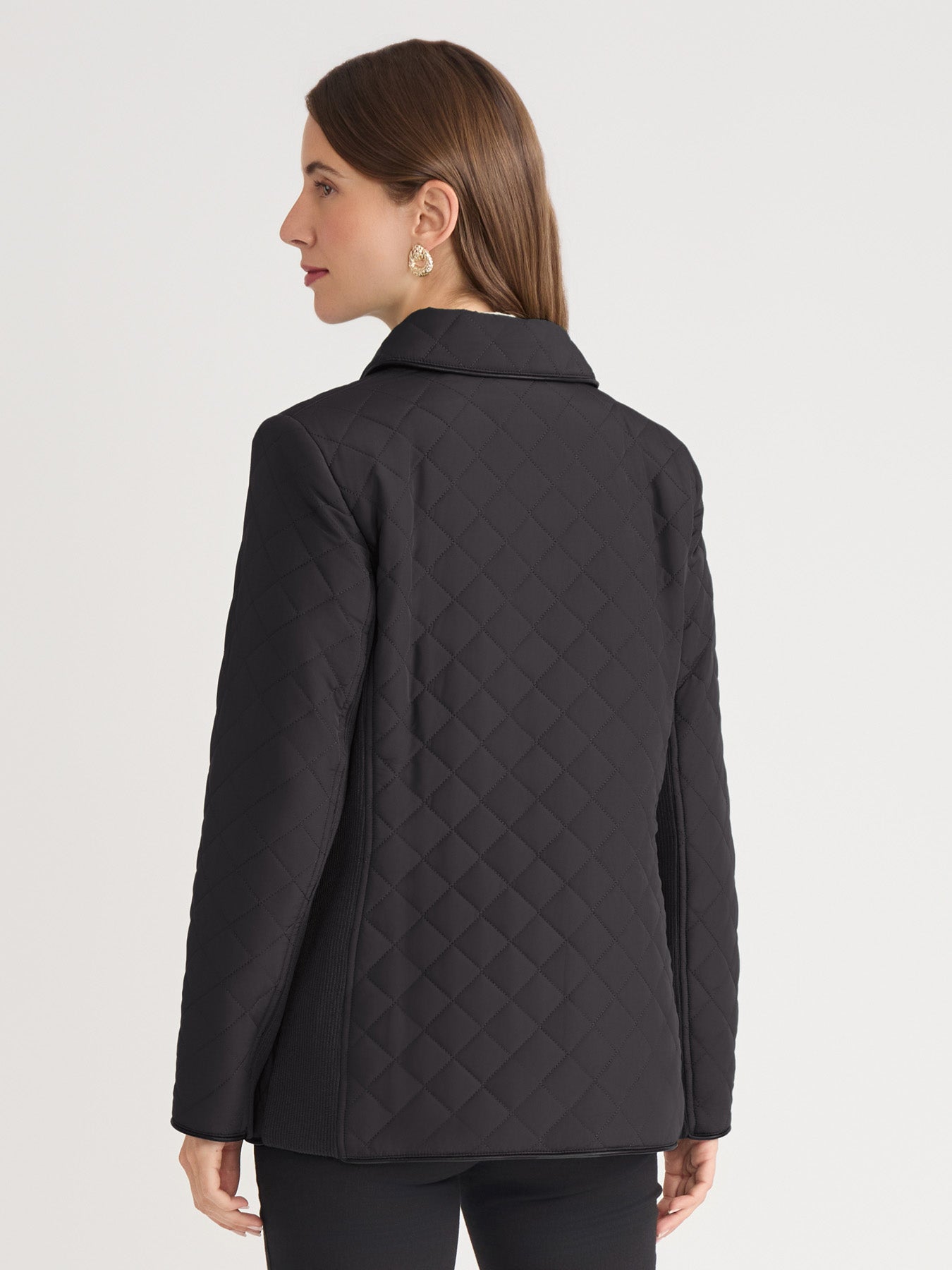 Quilted Snap Front Jacket