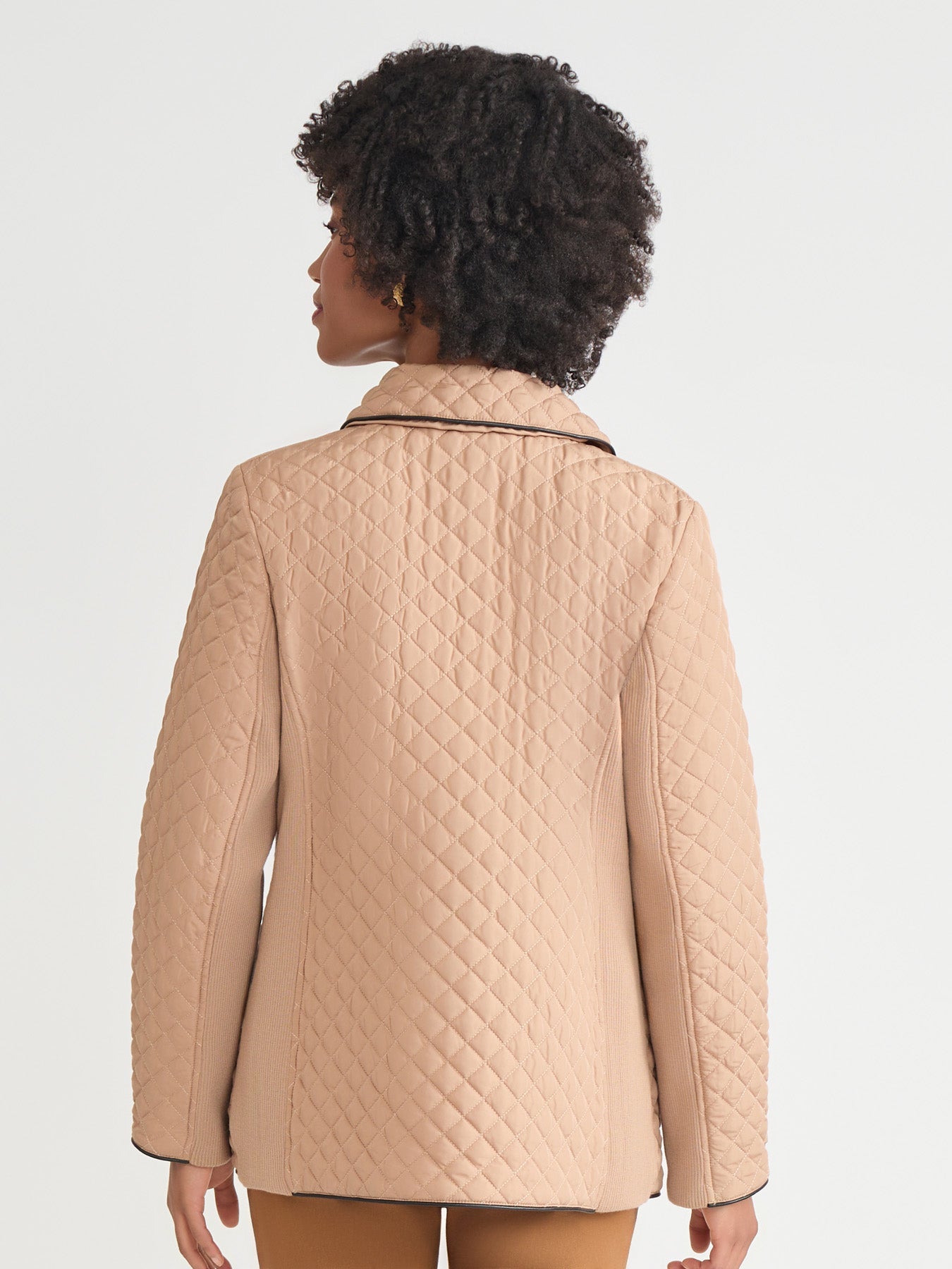 Five-Button Quilted Jacket